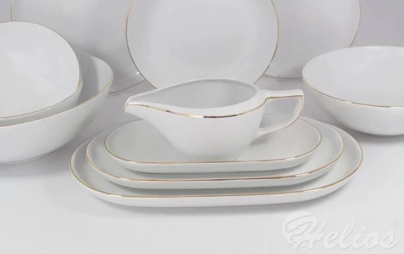 Serwis obiadowy bez wazy dla 12 os. / 44 części - B326 CITY Złote
