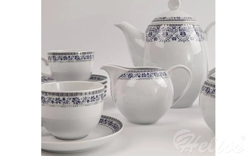 Zestaw kawowy dla 12 os. / 15 części - Classic Kobalt WA-160