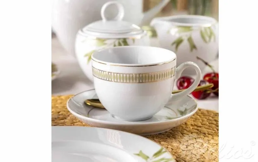 Zestaw kawowy dla 12 os. / 15 części - Classic Oliwka WA-166