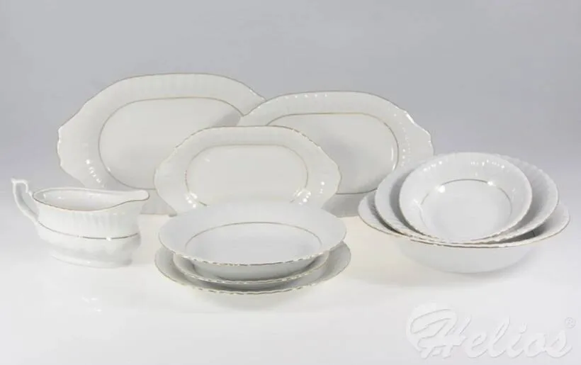 Serwis obiadowy bez wazy dla 12 os. / 43 części - B014 IWONA