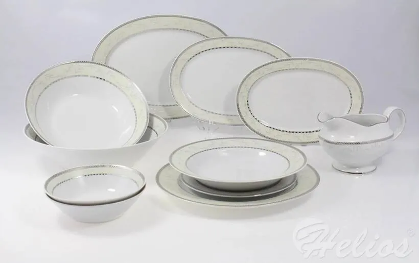 Serwis obiadowy bez wazy dla 12 os./ 44 części - B601 ASTRA