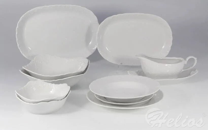 Serwis obiadowy bez wazy dla 12 os./44 części - 0001 ROCOCO