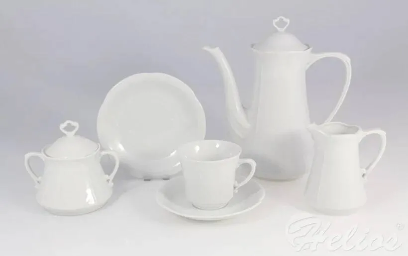 Garnitur do kawy dla 12 os./ 27 części - C000 KAMELIA Biała