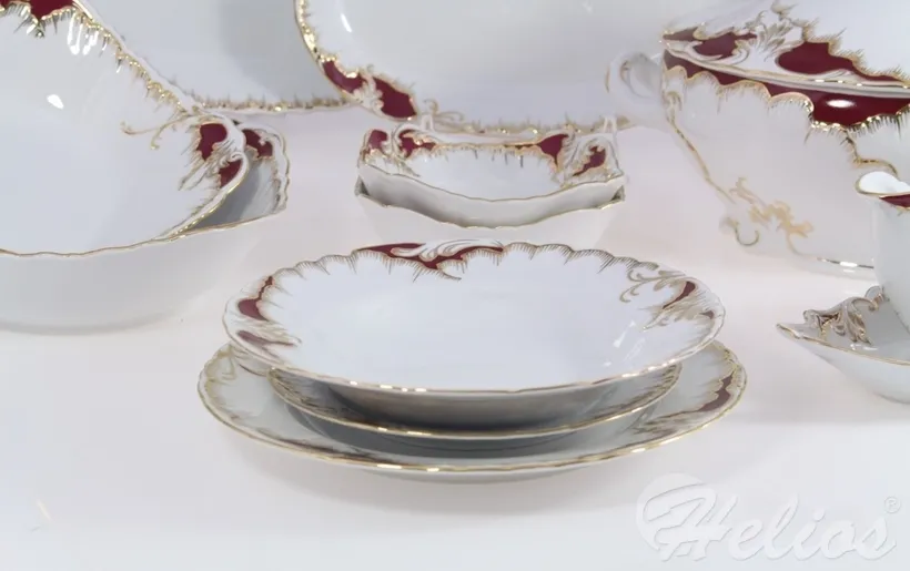 Serwis obiadowy dla 12 os./ 45 części - 0040 ROCOCO