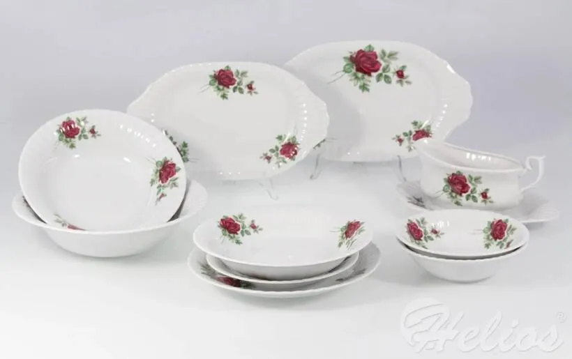 Serwis obiadowy bez wazy dla 12 os. / 44 części - B826 IWONA