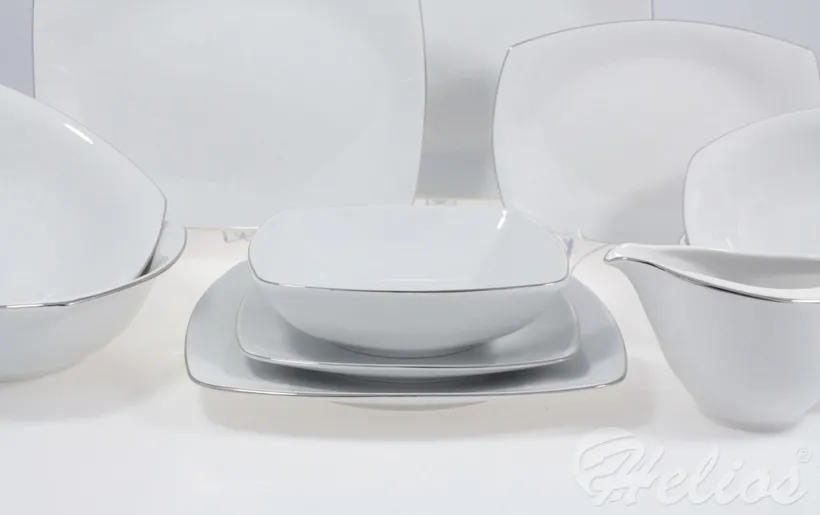 Serwis obiadowy bez wazy dla 12 os. / 44 części - 9718 AKCENT Platynowa linia