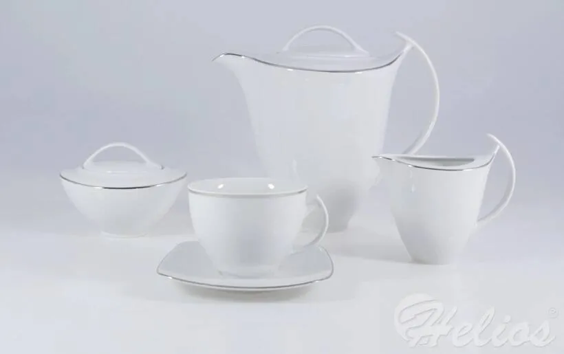 Garnitur do kawy dla 12 os./ 27 części - 9718 AKCENT Platynowa linia