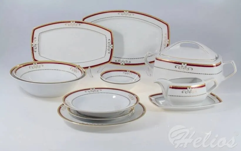 Serwis obiadowy dla 12 os./ 45 części - 8840 PUŁASKI