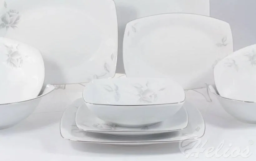 Serwis obiadowy bez wazy dla 12 os. / 44 części - E758 AKCENT
