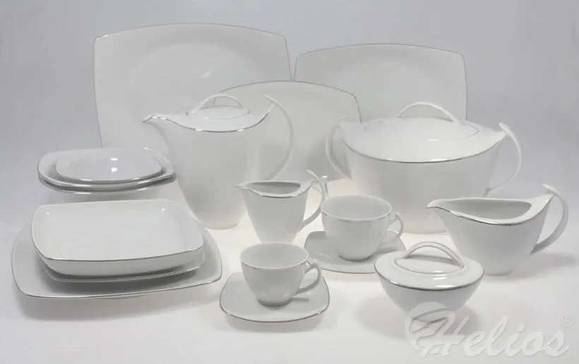 Serwis obiadowo-kawowy dla 12 osób / 95 części - 9718 AKCENT Platynowa linia