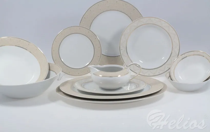 Serwis obiadowy bez wazy dla 12 os. / 44 części - G620 YVONNE