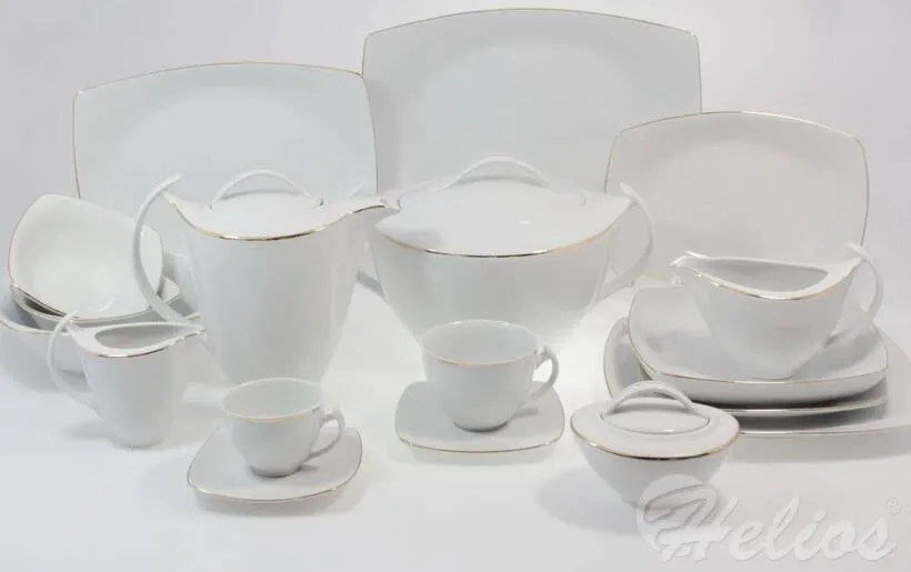 Serwis obiadowo-kawowy dla 12 os. / 95 części - 3603 AKCENT Złota linia