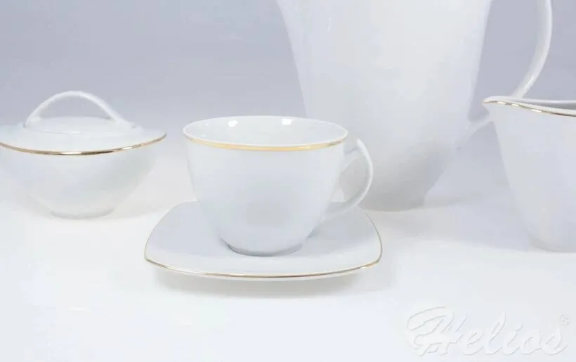 Garnitur do kawy dla 12 os./ 27 części - 3603 AKCENT Złota linia