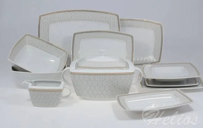 Serwis obiadowy dla 12 os./44 części - 6816  VICTORIA Girlanda