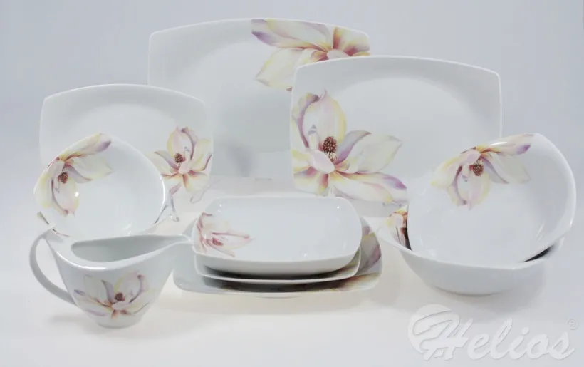 Serwis obiadowy bez wazy dla 12 os. / 44 części - E604 AKCENT