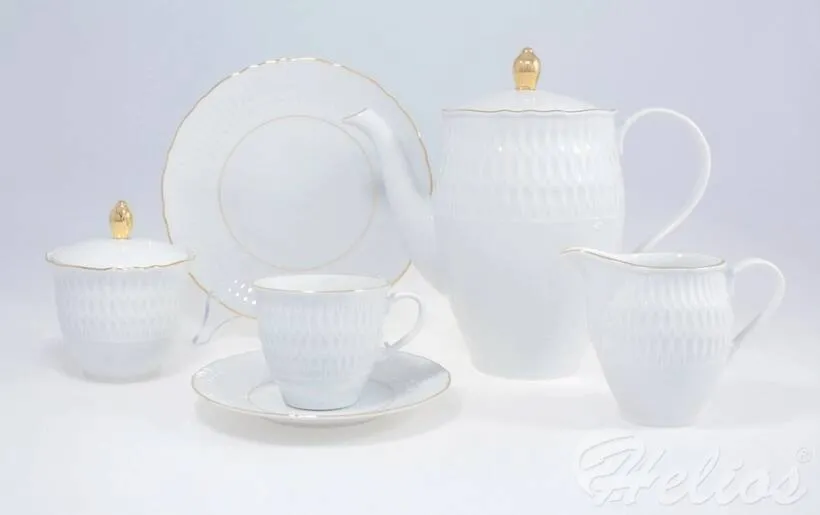 Garnitur do kawy dla 12 os./ 39 części - 3604 SOFIA / Złota