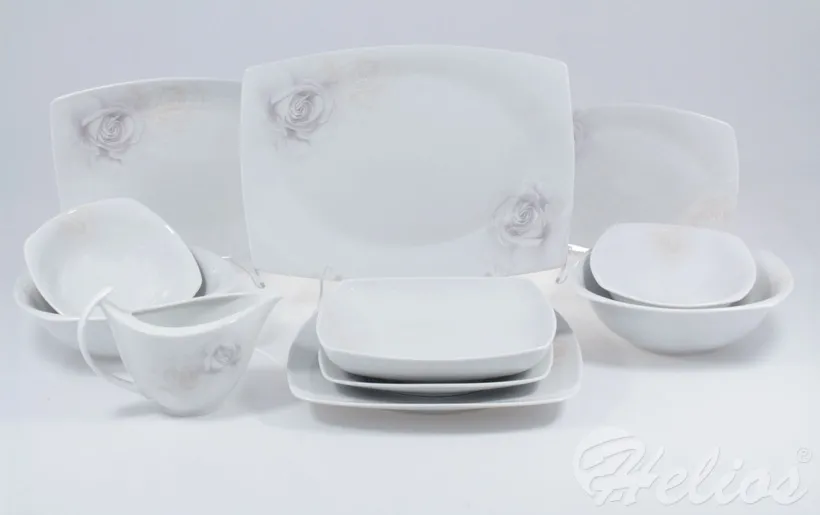 Serwis obiadowy bez wazy dla 12 os. / 44 części - G839 AKCENT