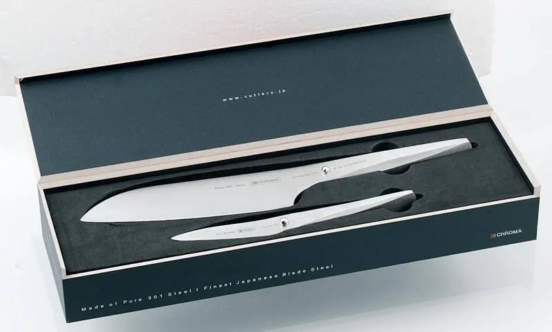 Zestaw dwóch noży CHROMA Type 301