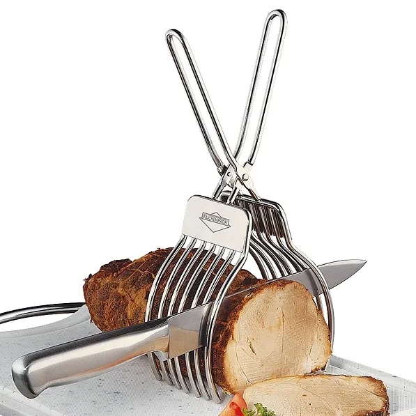 Uchwyt ze szczypcami do krojenia pieczeni Küchenprofi