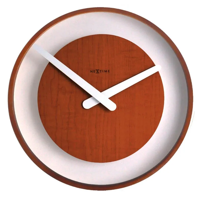 Zegar (ciemny) Wood Loop Nextime