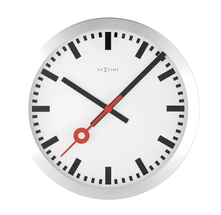 Zegar ścienny z indeksami (35 cm) Station Nextime