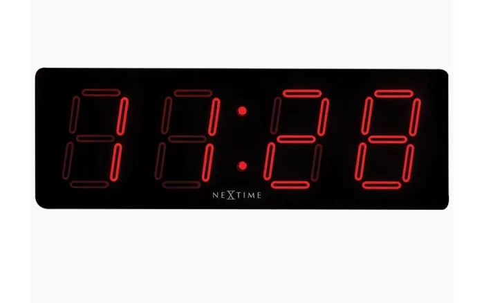 Zegar ścienny (czarny) Big D Nextime