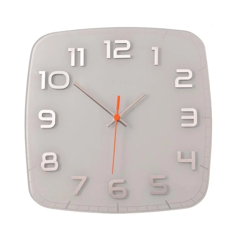 Zegar ścienny kwadratowy (biały) Classy Nextime