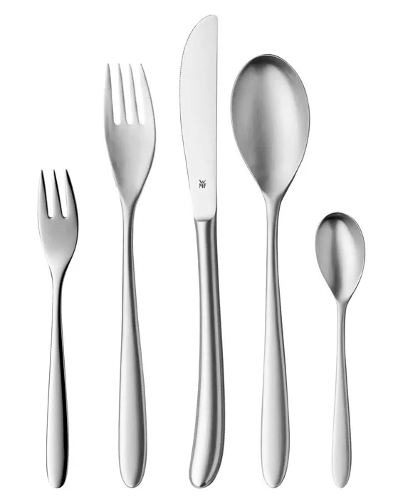 Zestaw sztućców 30 el. (stal szczotkowana) Silk WMF