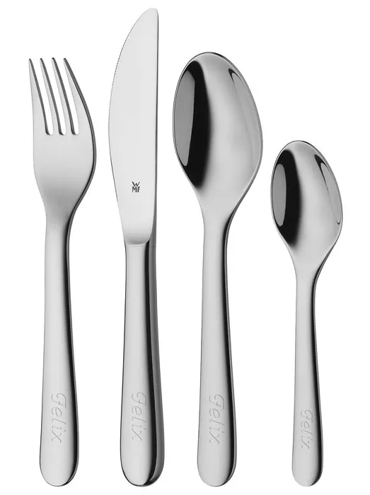 Komplet sztućców dla dzieci do grawerowania (stal polerowana) WMF
