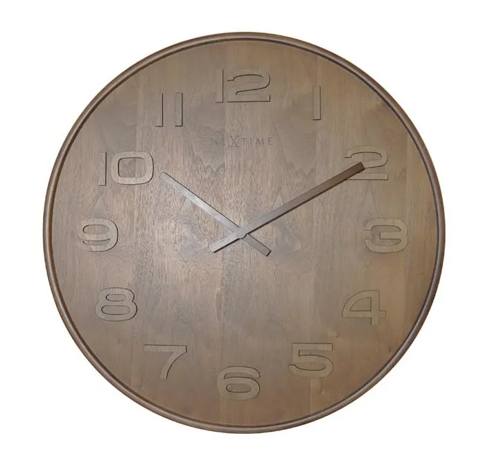 Zegar (brązowy) Wood Medium Nextime