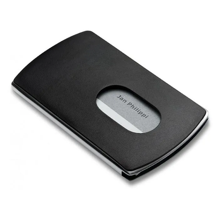 Wizytownik i pojemnik na karty (czarny) Nic Philippi