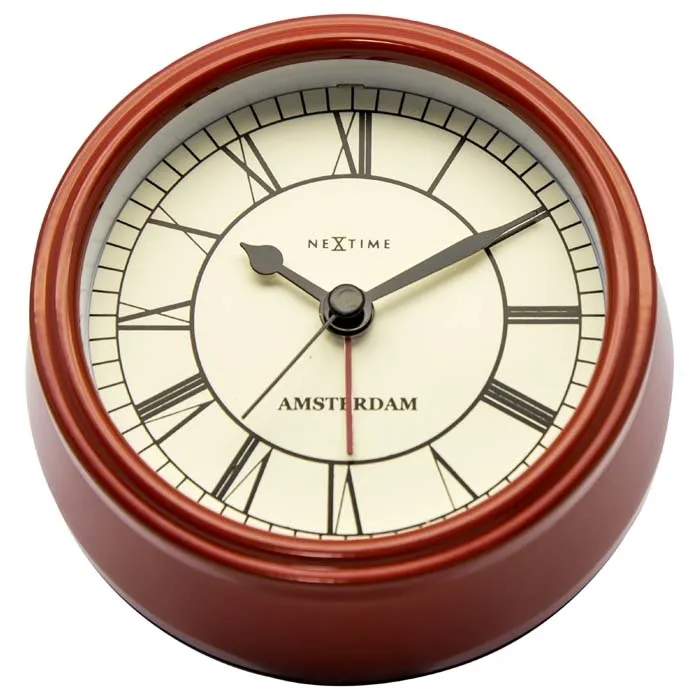 Zegar stojący (czerwony) Amsterdam Nextime