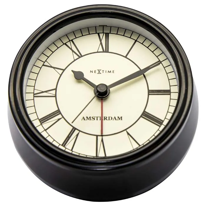 Zegar stojący (czarny) Amsterdam Nextime