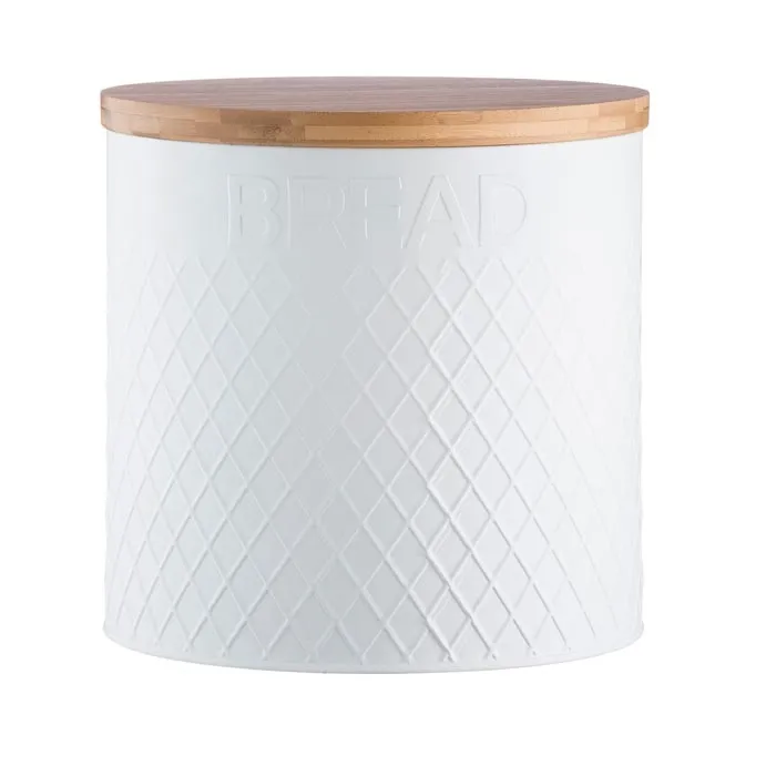 Chlebak, pojemnik na pieczywo Embossed White Typhoon