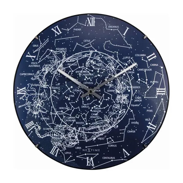 Zegar ścienny Droga Mleczna (fluorescencyjny) Dome Nextime
