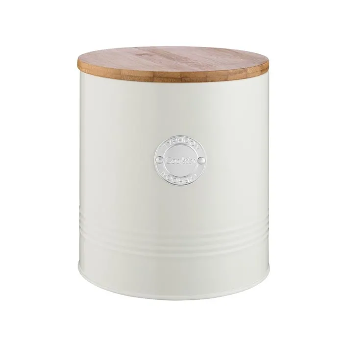 Pojemnik na herbatniki/ciastka (kremowy) Living Typhoon