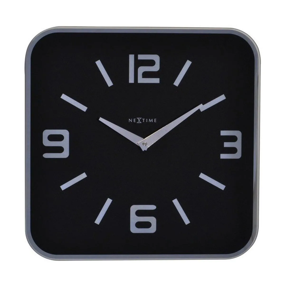Zegar ścienny (czarny) Shoko Nextime