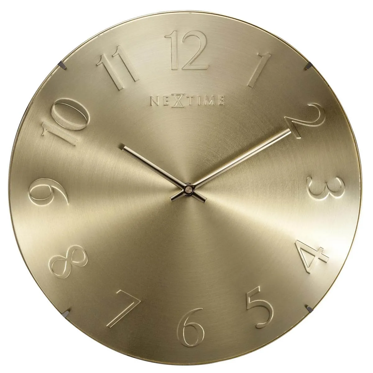 Zegar ścienny (złoty) Elegant Dome Nextime