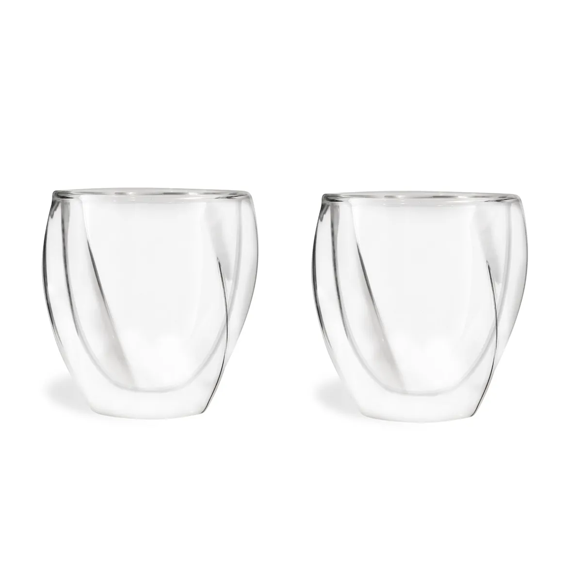 Komplet szklanek (2 szt.) z podwójnymi ściankami (250 ml) Cristallo Vialli Design