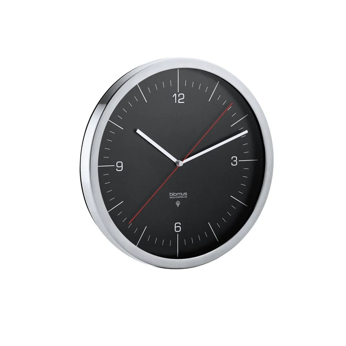 Zegar sterowany radiowo (czarny) Crono Blomus