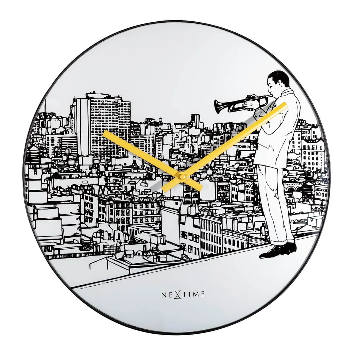 Zegar ścienny Trumpet City Nextime