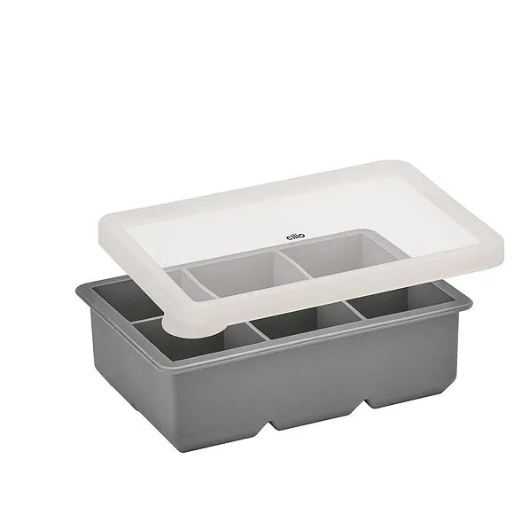 Silikonowa foremka do 6 dużych kostek lodu Cilio