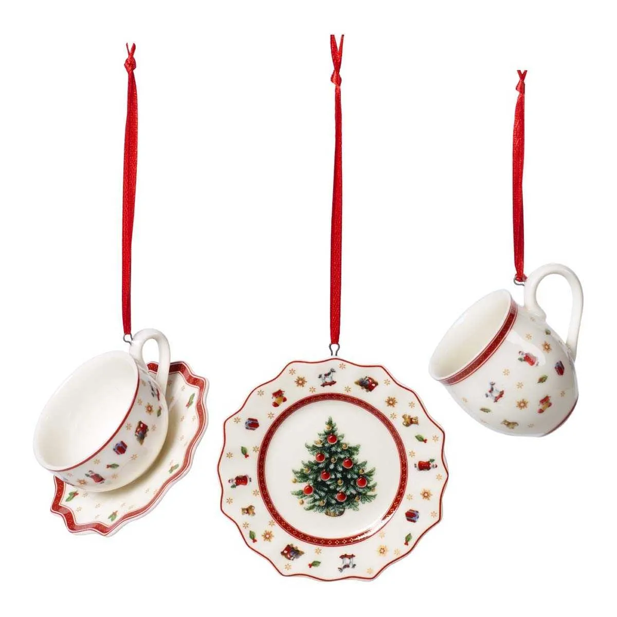Ozdoby choinkowe, naczynia (3 szt.) Toy‘s Delight Decoration Villeroy & Boch