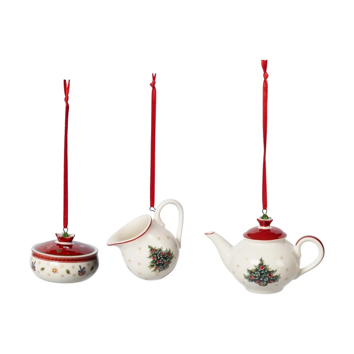 Ozdoby choinkowe, serwis kawowy (3 szt.) Toy‘s Delight Decoration Villeroy & Boch