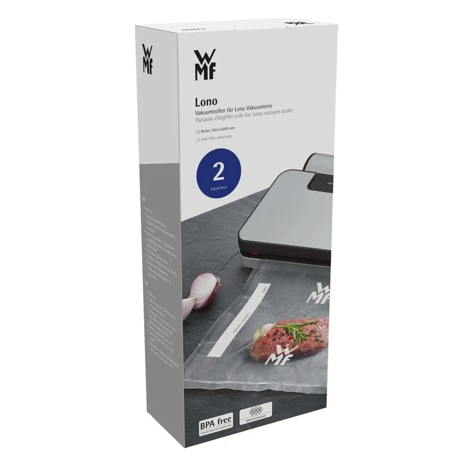 Zestaw 2 rolek do zgrzewarek próżniowych Lono WMF
