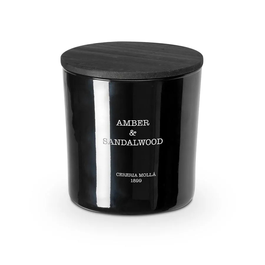 Świeca zapachowa 600 g Amber & Sandalwood Cereria Molla