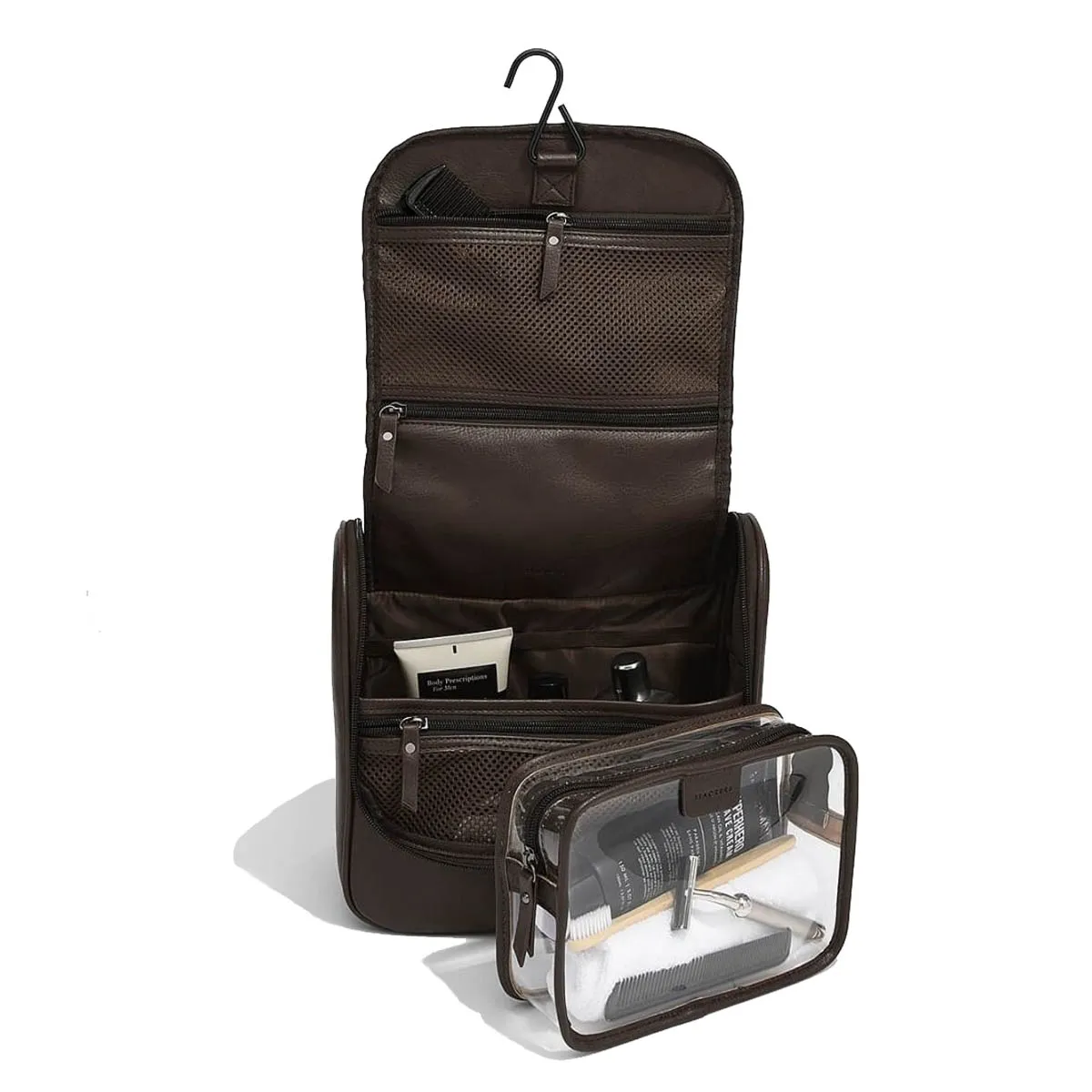 Kosmetyczka podróżna do zawieszania (brązowa) Stackers