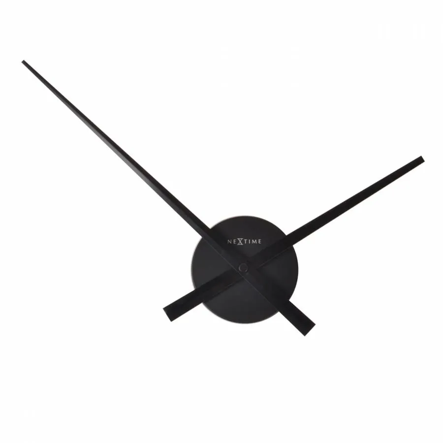 Zegar ścienny (czarny) Mini Hands Nextime