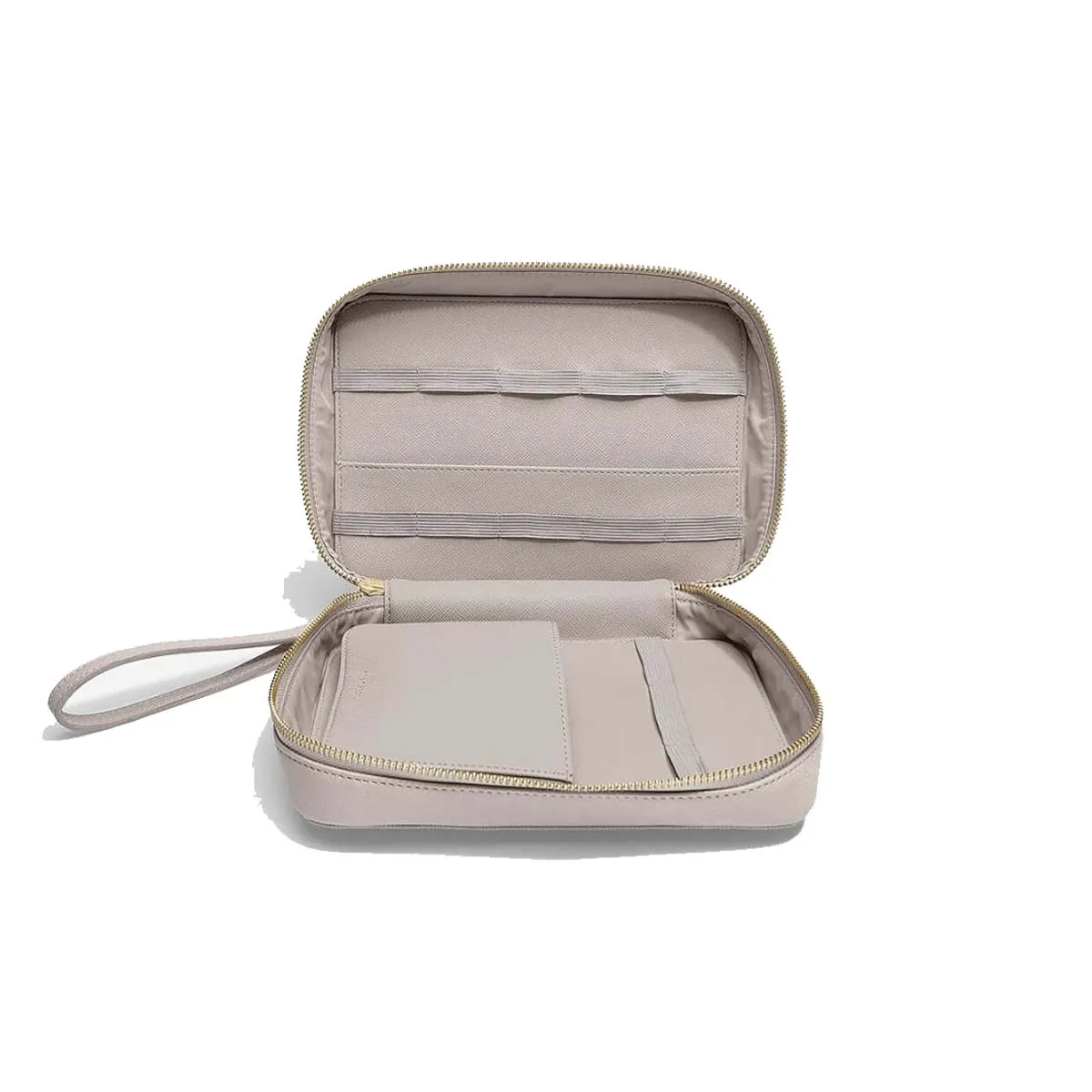 Etui podróżne na ładowarki i słuchawki (taupe) Stackers