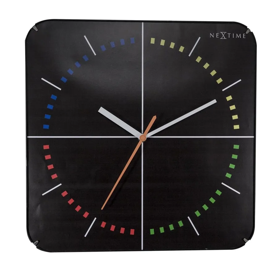 Zegar ścienny (czarny) 4 Seasons Nextime